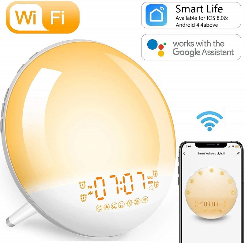 Simulated Sunrise And Sunset Natural Wake-up Light Smart Table Lamp