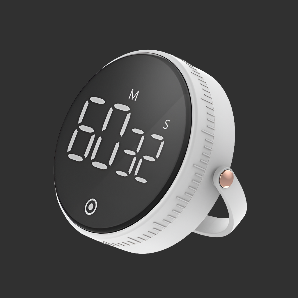 Kitchen Silent Rotary Adjustable Digital Timer